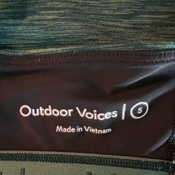 Outdoor Voices Green Athletic Bralette Size Small - Picture 4 of 6